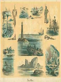 Item #18-2228 Das Meer. 19th Century German Artist