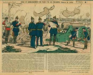 Item #18-2233 Siège et Bombardement de Paris par les Prussiens (Guerre de 1870). (Siege and...