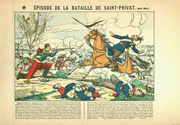 Item #18-2246 Épisode de la Bataille de Saint-Privat (près Metz.). [Episode of the Battle of Saint-Privat (near Metz)]. 19th Century French Artist.