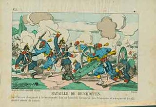 Item #18-2250 Bataille de Reichoffen. (Battle of Reichshoffen). 19th Century French Artist