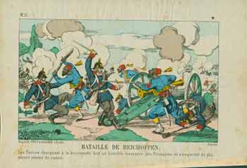 Item #18-2250 Bataille de Reichoffen. (Battle of Reichshoffen). 19th Century French Artist.