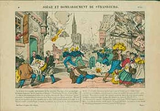 Item #18-2252 Siège et Bombardement de Strasbourg. (Siege and Bombardment of Strasbourg). 19th...