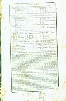 Item #18-2297 The New England Farmer’s Almanack, 1844. Dudley Leavitt