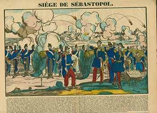 Item #18-2347 Siège de Sèbastopol. (Siege of Sebastopol). 19th Century French Artist