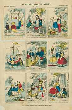 Item #18-2386 Les Récréations Enfantines. (Children's Recreation) No. 418. 19th Century French...