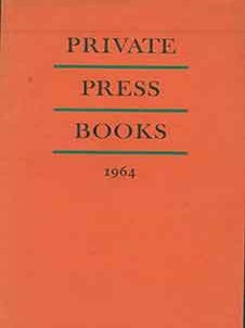 Item #18-2577 Private Press Books. Roderick Cave, David Chambers, Peter Hoy