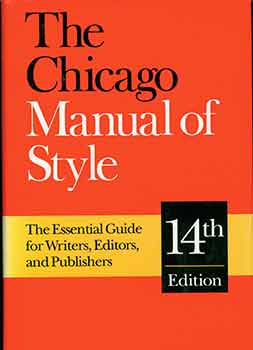 Item #18-2700 The Chicago Manual of Style: The Essential Guide for Writers, Editors, and...