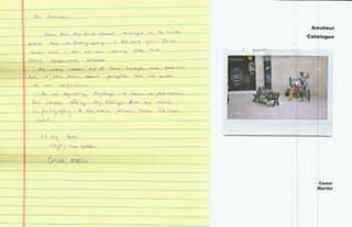 Item #18-2907 Amateur Catalogue. (Handwritten signed letter laid in.). Conor Martin