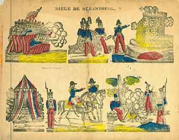 Item #18-2956 Siège de Sèbastopol. (Siege of Sebastopol). 19th Century French Artist.