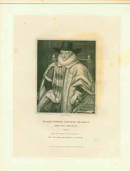 Item #18-2973 Portrait of Thomas Egerton, Viscount Brackley, Lord High Chancellor. E. Scriven,...