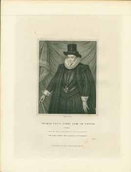 Item #18-2976 Portrait of Thomas Cecil, First Earl of Exeter. Jansen, W. Holl, painter, engraver