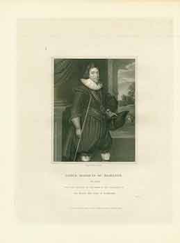 Item #18-2978 Portrait of James, Marquis of Hamilton. Van Somer, T. A. Dean, painter, engraver