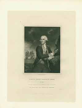 Item #18-3131 Portrait of Admiral Samuel, First Viscount Hood. Joshua Reynolds, H. Robinson,...