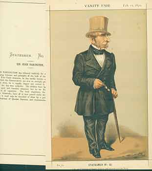 Item #18-3229 Sir JS Pakington; He was Chairman of the Quarter Sessions and reconstructed the Navy. No. 67. (Original Lithograph.). pseudonym: Thompson E. Jones Alfred Thompson, 7 October 1831 – 31 August 1895, Lith.