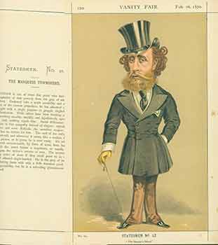 Item #18-3230 The Marquess Townshend; The Beggar's Friend. No. 69. (Original Lithograph.). pseudonym: Thompson E. Jones Alfred Thompson, 7 October 1831 – 31 August 1895, Lith.