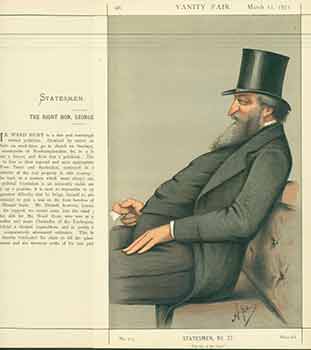 Item #18-3250 GW Hunt; The fat of the land. Issue No. 123. (Original Lithograph.). Ape, 1839 -...