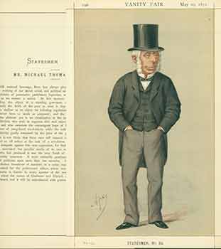 Item #18-3257 Mr MT Bass MP; Beer. Issue No. 133. (Original Lithograph.). Ape, 1839 - 1889 Carlo...