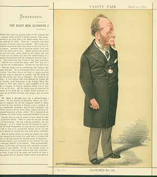 Item #18-3278 Gathorne Hardy MP DCL; Conservative. Issue No. 181. (Original Lithograph.)....