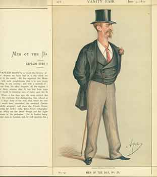 Item #18-3289 Capt EM Shaw; He well deserves his popularity. Issue No. 135. (Original Lithograph.). Ape, 1839 - 1889 Carlo Pellegrini, Lith.