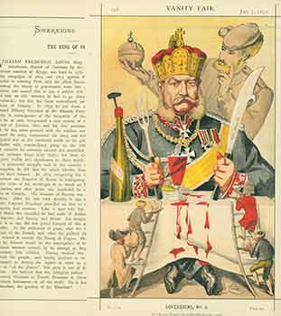 Item #18-3298 The King of Prussia; Les Mangeoit Pour Soi Refraischir Devant Souper. Issue No....
