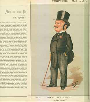 Item #18-3339 Mr Edward Levy; The Daily Telegraph. No. 229. (Original Lithograph.). Spy, Sir Leslie Ward, Lith.