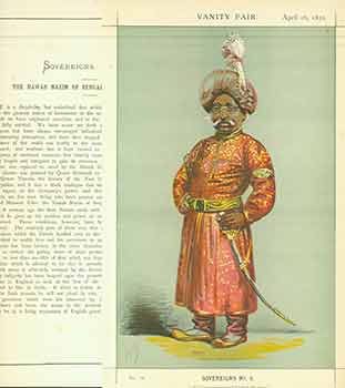 Item #18-3347 The Nawab Nazim of Bengal, Behar and Orissa; A living monument of English injustice. No. 76. (Original Lithograph.). pseudonym: Thompson E. Jones Alfred Thompson, 7 October 1831 – 31 August 1895, Lith.