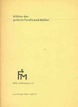 Item #18-3511 Ausstellung Willi Baumeister aus den Jahren 1912 bis 1955 : 7. Mai-4. Juni 1955....