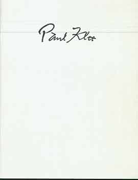 Item #18-3673 Paul Klee: An Interview with Felix Klee. Sabine Rewald, Felix Klee