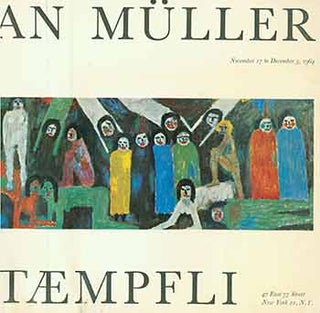 Item #18-3814 Jan Muller. November 17 - December 5, 1964.[Exhibition pamphlet]. Jan Muller,...