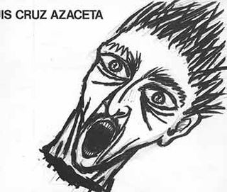Item #18-3828 Luis Cruz Azaceta. Luis Cruz Azaceta, Allan Frumkin Gallery, New York