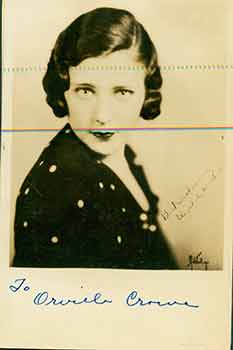 Item #18-3944 Elizabeth Barthells. (Original Photograph). (Signed and inscribed). Elizabeth...