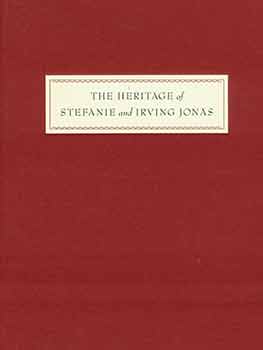 Item #18-4029 The Heritage of Stefanie and Irving Jonas. Ruth Eis