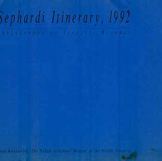 Item #18-4086 Sephardi Itinerary, 1992. [First edition[. Frederic Brenner, Margalith Bergstein,...