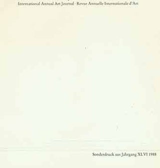 Item #18-4139 Bruckmanns Pantheon: Internationale Jahreszeitschrift fur Kunst / International Art...