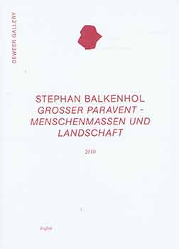Item #18-4177 Stephan Balkenhol Grosser Paravent - Menschenmassen Und Landschaft 2010. (Catalog...