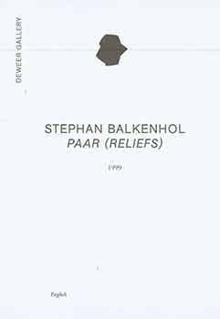 Item #18-4179 Stephan Balkenhol Paar (Reliefs) 1999. (Catalog of Stephan Balkenhol’s works held...