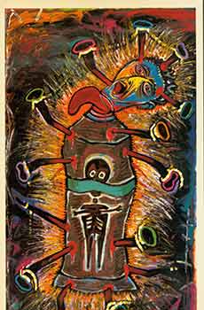 Item #18-4256 Luis Cruz Azaceta: New Paintings and Drawings. Opening January 7th through February 2nd. Allan Frumkin Gallery. [Promotional postcard]. Luis Cruz Azaceta, Allan Frumkin Gallery, New York.