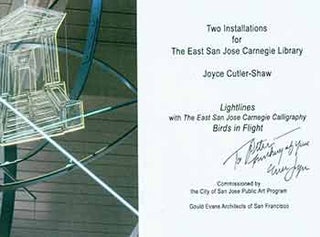 Item #18-4429 Two Installations for The East San Jose Carnegie Library: Joyce Cutler-Shaw....