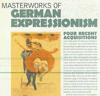 Item #18-4709 Masterworks of German Expressionism: Four Recent Acquisitions. [Exhibition...