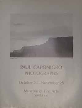 Item #18-4772 Paul Caponigro Photographs. (Photography Exhibition Poster). Paul Caponigro