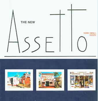 Item #18-5234 Franco Assetto. October 28 - November 18, [1979] at the Klein Art Gallery. 332 North Rodeo Drive. Beverly Hills, CA. [Exhibition Catalogue]. Franco Assetto, Zada. Suzanne W., The Klein Art Gallery, text., Beverly Hills.