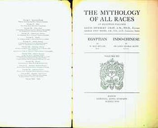 Item #18-5311 The Mythology of All Races in Thirteen Volumes. Volume XII (12) Only: Egyptian By...