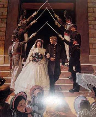 Item #18-5357 Wedding at West Point. (Limited Edition Poster). (Signed by the artist and hand...