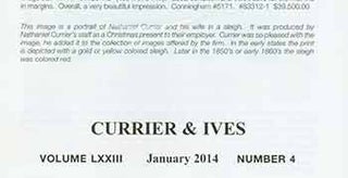 Item #18-5384 The Old Print Shop Portfolio. Currier & Ives: American Print Publishers. Volume...