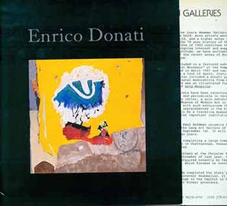 Item #18-5546 Enrico Donati Recent Paintings Through 1991. Enrico Donati