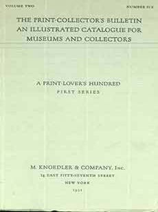 Item #18-5700 The Print-Collector’s Bulletin An Illustrated Catalogue For Museums And...