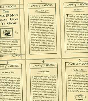 Item #18-5982 The Royal & Most Pleasant Game of Ye Goose. (Facsimile reprint originally published London: John Overton, [ca. 1670]). Game of Y. Goose.