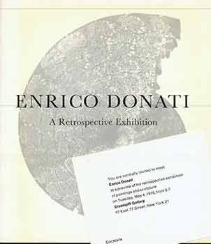 Item #18-6088 Enrico Donati: A Retrospective Exhibition. (Exhibition: The Minnesota Museum of...