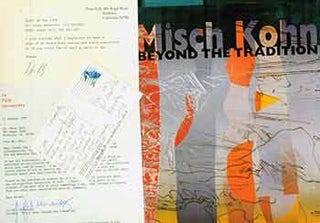 Item #18-6096 Misch Kohn: Beyond the Tradition. (Includes 5 pieces of signed, typewritten...
