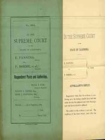 Item #18-6258 No. 9864 In The Supreme Court of the State of California: E. Fanning, Plaintiff and...